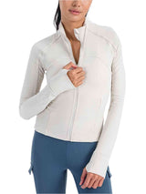 Berlin EXCEL Zip-Up Breathable Sports Jacket-white