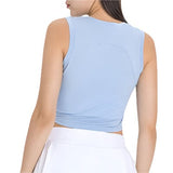 Stockholm ELEVATE Drawstring Ruched Tank-sky