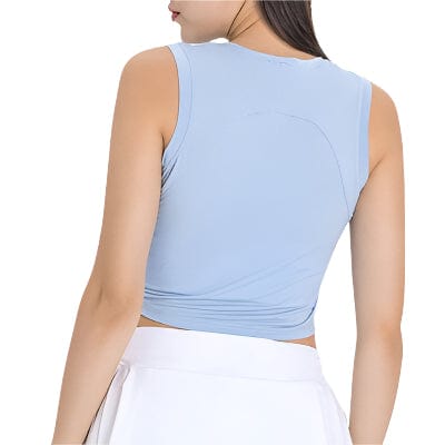 Stockholm ELEVATE Drawstring Ruched Tank-sky