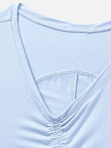 Stockholm ELEVATE Drawstring Ruched Tank-sky