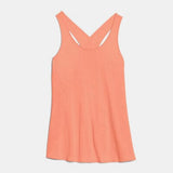 Stockholm VERVE Crisscross Scoop Neck Tank-orange