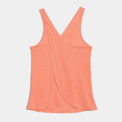 Stockholm VERVE Crisscross Scoop Neck Tank-orange