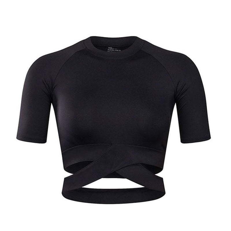 best activewear Vitesse-Vitesse-run San Francisco Intricate Short Sleeve Black / S