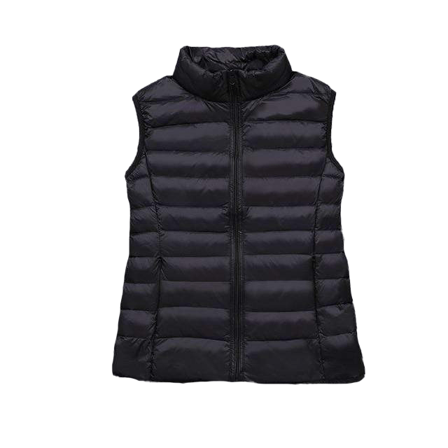 best activewear Vitesse-Vitesse-run San Francisco Lightweight Down Vest, Packable Black / 3XL