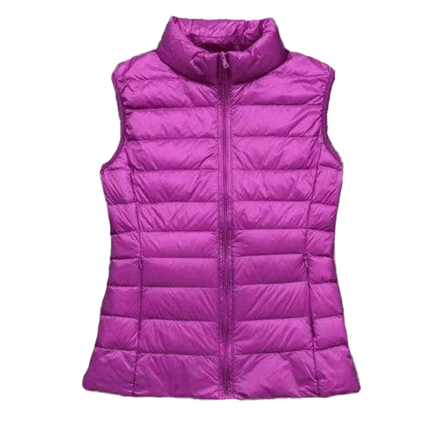 best activewear Vitesse-Vitesse-run San Francisco Lightweight Down Vest, Packable Purple / 3XL