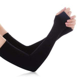 best activewear Vitesse-Vitesse-run UV Protection Running Arm Sleeves Black