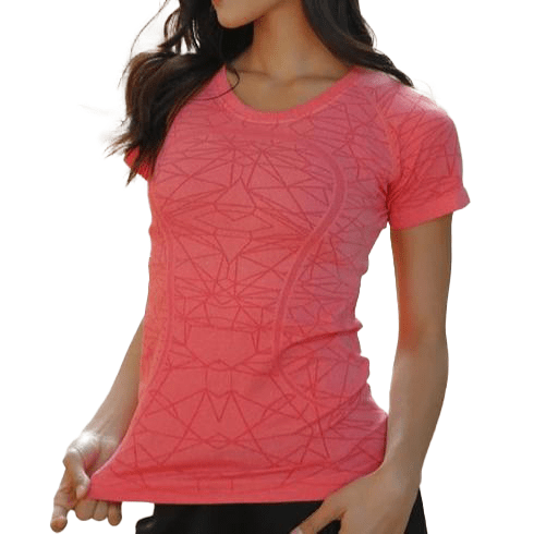 best activewear Vitesse-Vitesse-run Vancouver Textured Short Sleeve Pink / L